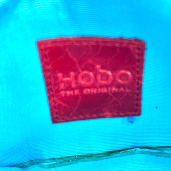 HOBO International Multicolor Stained Glass Floral Leather Long Wallet Key Ring - Picture 8 of 8